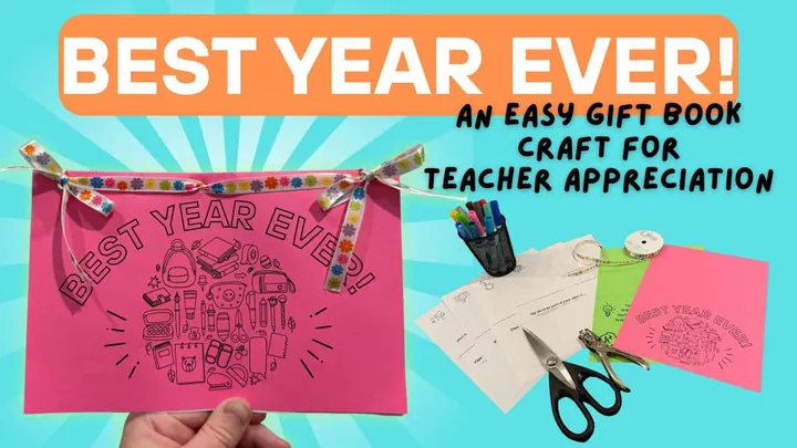 Best Year Ever Teacher Gift Book
