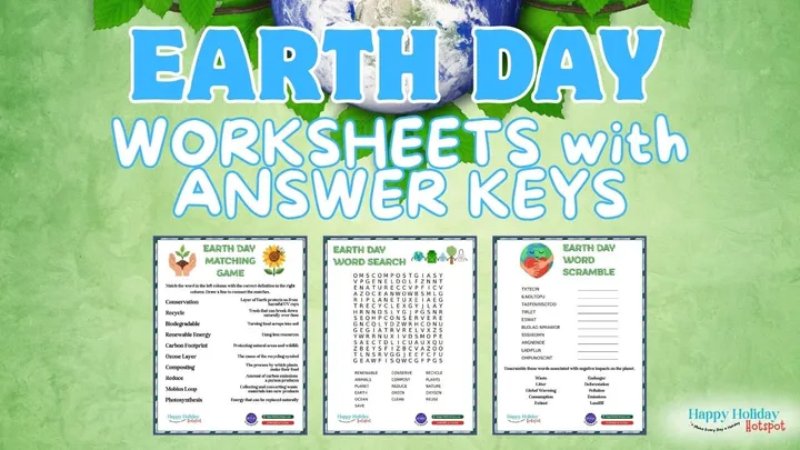 Earth Day Activity Sheets