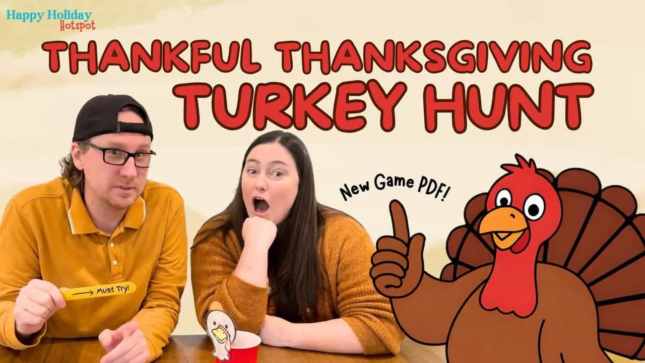 scavenger hunt game for thanksgiving